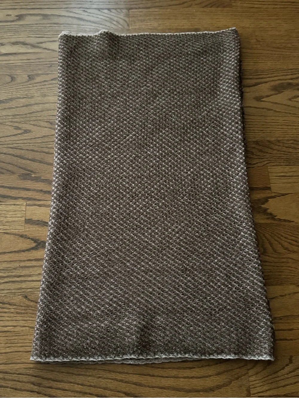 Light Mauve Knit Mesh Infinity Scarf - Women Accessories